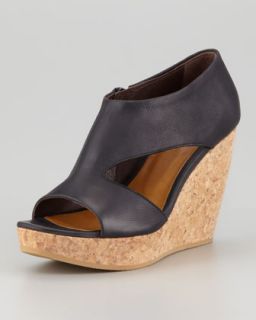  available in black $ 385 00 coclico leather cork wedge sandal $ 385