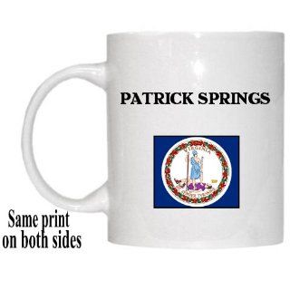 US State Flag   PATRICK SPRINGS, Virginia (VA) Mug