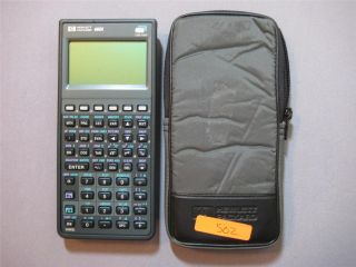 Hewlett Packard HP 48GX Expandable Graphing Calculator Great ID 502