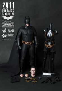 Hot Toys 12 2011 Toy Exclusive Dark Knight Bruce Wayne Batsuit Begins