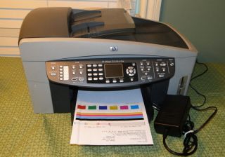 HP Officejet 7310 All in One Color Ink Jet Printer Fax Copier Scanner