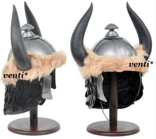 Horned Viking Conan Helmet Helm 18 Gauge Steel Medieval Wearable Adult