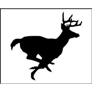 12 Vinyl Decal   Hunting / Outdoors   Running Deer