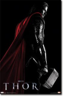 Thor Movie Poster Chris Hemsworth Natalie Portman 22x34