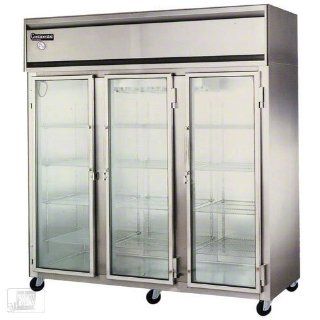 Continental Refrigerator 3F SS GD 78 Glass Door Reach In