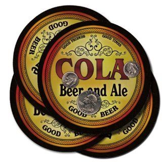 COLA Family Name Beer & Ale Coasters 