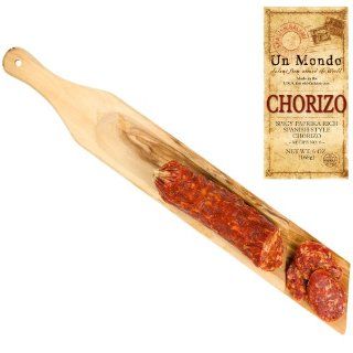 Un Mondo Chorizo Spanish Style Salame   6 ounces Grocery