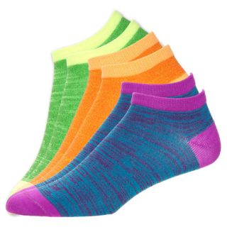  Pack Womens Sock Sizes 9 11 Green/Orange/Blue