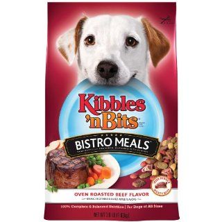 Kibbles n Bits Bistro Meals Oven Roasted Beef for Dogs, 3