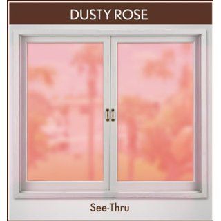 Dusty Rose Deco Tint 24 x 43 See Through Stained Glass