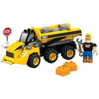Mega Bloks CAT Articulated Dump Truck Toys & Games