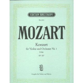 Mozart W.A. Concerto No1 in B flat Major K 207 Violin and