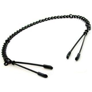 Bundle Nipple Clamps Tweezer W/Chain Black and 2 pack of