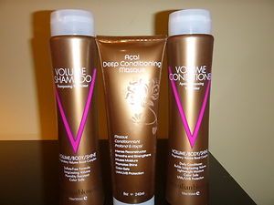 Brazilian Blowout Volume Shampoo, Conditioner and Masque 3 Items FREE