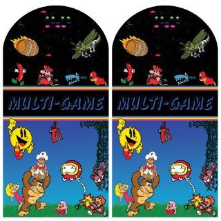 Multi Game Video Arcade Game Sideart Medallion Size 2