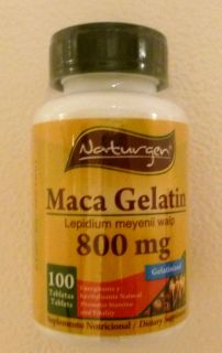 Maca Gelatin 800 Natural Energy Sexual Enhancer