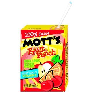 Motts Fruit Punch Boxes, 6.75 oz Case Pack 50 Home
