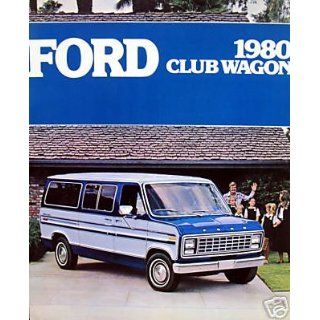 1980 Ford Club Wagon vehicle brochure 