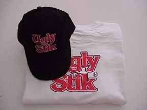 UGLY STIK Short Sleeve T shirt White size XXL  NEW & an Extra
