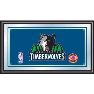 BSS   Minnesota Timberwolves NBA Framed Logo Mirror