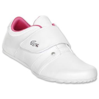 Lacoste Ekanta Strap Womens Casual Shoe White/Pink