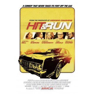 HIT AND RUN   Movie Poster   Double Sided   27x40