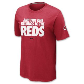 Mens Nike Local MLB Cincinnati Reds T Shirt Red