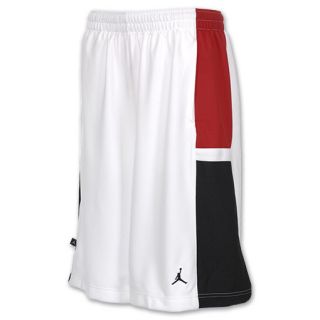 Mens Jordan Bankroll Shorts White/Red/Back