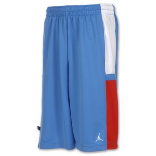 Mens Jordan Bankroll Shorts Light Blue/White
