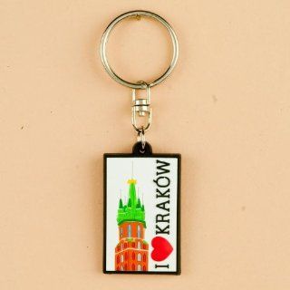 Flexible Keychain   I Love Krakow Clothing