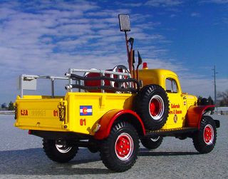 Last RARE 1949 Colorado Fire Rescue Dodge Power Wagon Firetruck First