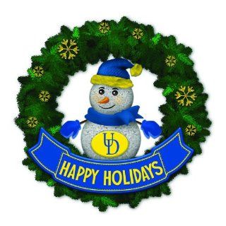 Delaware Snowman LED Wreath