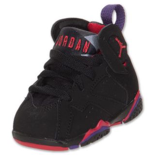 Jordan VII Retro Toddler Shoes Black/True Red