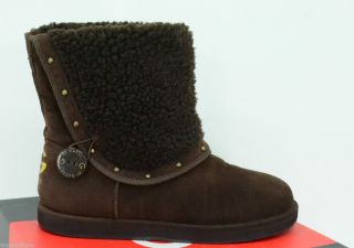 by Guess Anya Brown Fashion Boots Faux Fur Winter Womens Sz 8