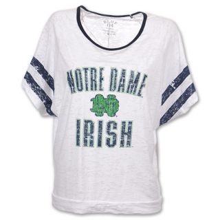 Notre Dame Fighting Irish Burn Batwing NCAA Womens Tee Shirt