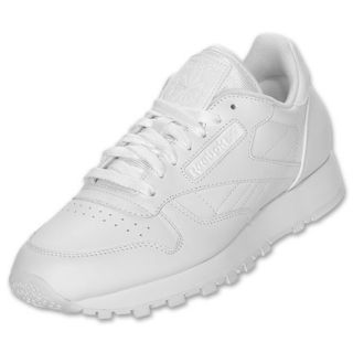 Reebok Mens Classic Leather Casual Shoes White