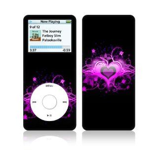 Glowing Love Heart Skin Decal Sticker for Apple iPod Touch