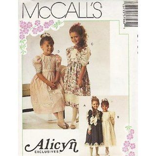McCALLS 5756 ~ LITTLE GIRL DRESS PATTERN / SIZE 6