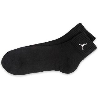 Jordan Adult Acrylic Quarter Sock Black/White
