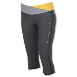Nike LIVESTRONG Twisted Womens Capris Anthracite