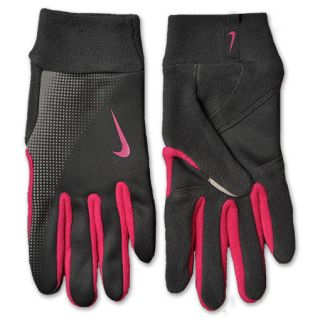 Nike Thermal Womens Running Gloves Black/Fireberry
