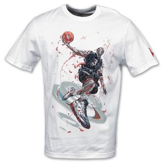 Jordan DWade Illustration Mens Basketball Tee Shirt