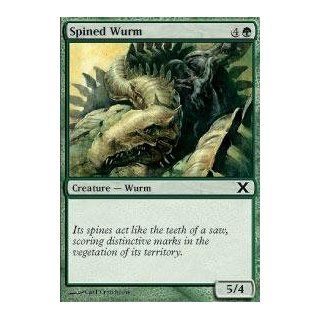 Magic the Gathering   Spined Wurm   Tenth Edition   Foil