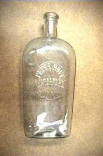 Antique Peter Hoff Liquor Bottle Waterford NY B 3
