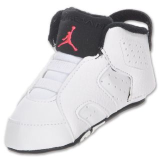 Air Jordan Retro 6 Crib Shoe White/Pink Flash/Black