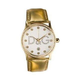 Dolce and Gabanna Quartz, Gold Strap White Dial   Womens Watch DW0390