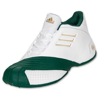 Mens adidas TMAC 1 Basketball Shoes White/Forest