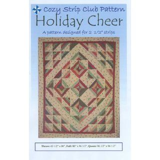 Cozy Quilt Holiday Cheer Strip Quilt Pattern: Home