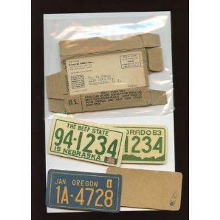 1961/1964 General Mills License Plate Stickers 38