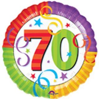 Happy 70th Birthday Balloon, Bright 70th Birthday Balloon